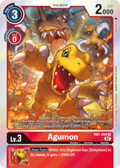 Agumon - RB1-004 - R - Foil