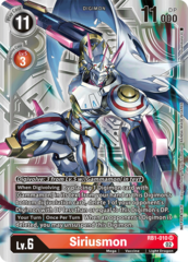 Siriusmon - RB1-010 - SR (Box Topper) - Foil