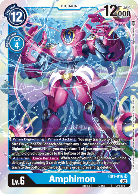 Amphimon - RB1-016 - SR - Foil