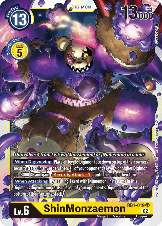 ShinMonzaemon - RB1-019 - SR - Foil