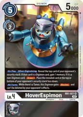 HoverEspimon - RB1-027 - SR - Foil