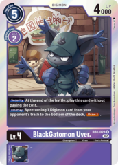 BlackGatomon Uver. - RB1-028 - R - Foil