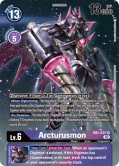 Arcturusmon - RB1-031 - SR (Textured Alternate Art) - Foil