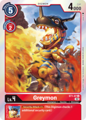 Greymon - ST1-07 - U (Resurgence Booster Reprint) - Foil