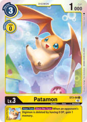 Patamon - ST3-04 - U (Resurgence Booster Reprint) - Foil