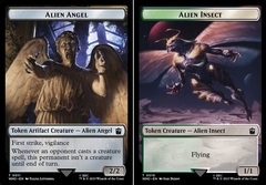 Alien Angel // Alien Insect Double-Sided Token - Foil