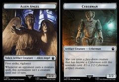 Alien Angel // Cyberman Double-Sided Token