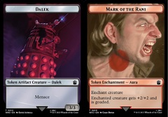 Dalek // Mark of the Rani Double-Sided Token - Foil