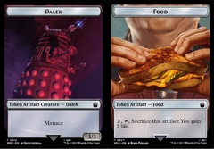 Dalek // Food (0027) Double-Sided Token - Foil