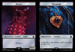 Dalek // Treasure (0029) Double-Sided Token - Foil