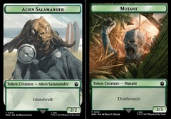 Alien Salamander // Mutant Double-Sided Token