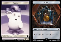 Alien // Clue (0023) Double-Sided Token - Foil