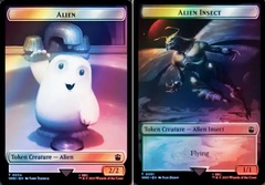 Alien // Alien Insect Double-Sided Token - Surge Foil