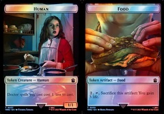 Human (0037) // Food (0059) Double-Sided Token - Surge Foil