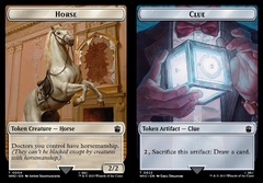 Horse // Clue (0022) Double-Sided Token