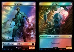 Soldier // Mutant Double-Sided Token - Surge Foil