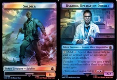 Soldier // Osgood, Operation Double Double-Sided Token - Surge Foil