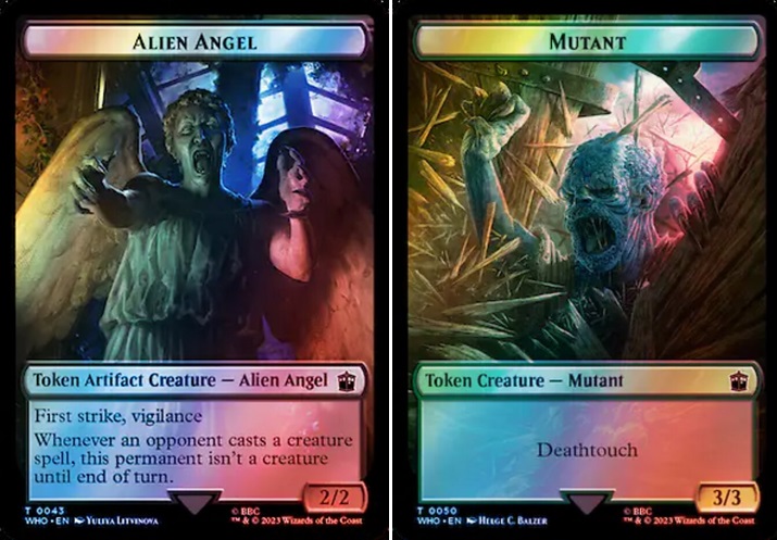 Alien Angel // Mutant Double-Sided Token - Surge Foil