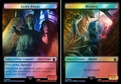 Alien Angel // Mutant Double-Sided Token - Surge Foil