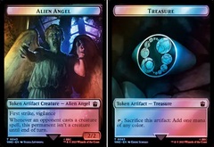 Alien Angel // Treasure (0063) Double-Sided Token - Surge Foil