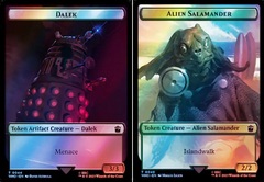 Dalek // Alien Salamander Double-Sided Token - Surge Foil