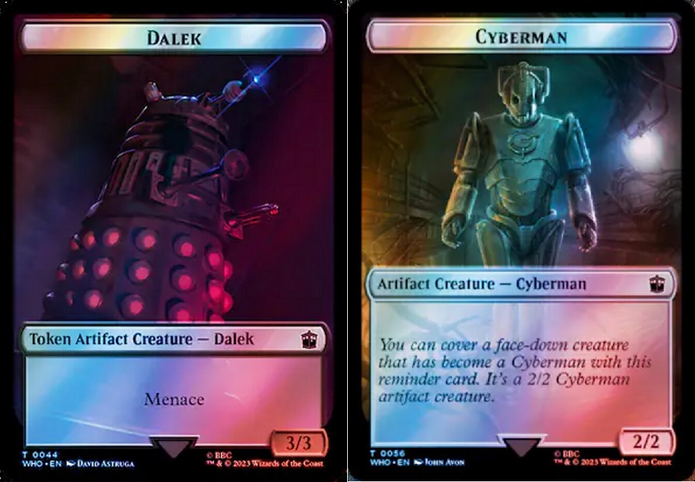 Dalek // Cyberman Double-Sided Token - Surge Foil