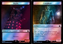 Dalek (0044) // Cyberman (0056) Double-Sided Token - Surge Foil