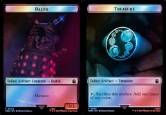 Dalek // Treasure (0063) Double-Sided Token - Surge Foil