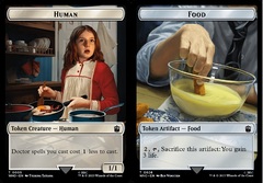 Human (0005) // Food (0026) Double-Sided Token - Foil