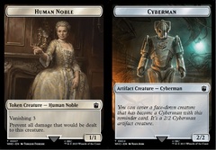 Human Noble // Cyberman Double-Sided Token - Foil