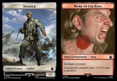 Soldier // Mark of the Rani Double-Sided Token - Foil