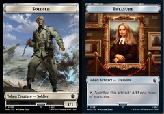 Soldier // Treasure (0028) Double-Sided Token - Foil