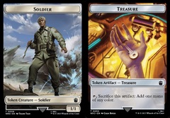 Soldier // Treasure (0030) Double-Sided Token - Foil