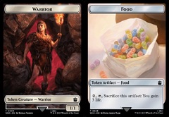 Warrior // Food (0025) Double-Sided Token