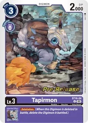 Tapirmon - ST16-04 - U - Foil (Pre-Release)