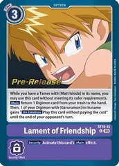 Lament of Friendship - ST16-15 - U - Foil (Pre-Release)