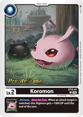 Koromon - ST15-01 - U - Foil (Pre-Release)