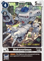 Mekanorimon - ST15-06 - C - Foil (Pre-Release)