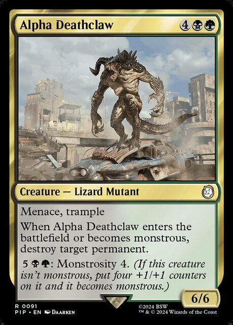 Alpha Deathclaw - Foil