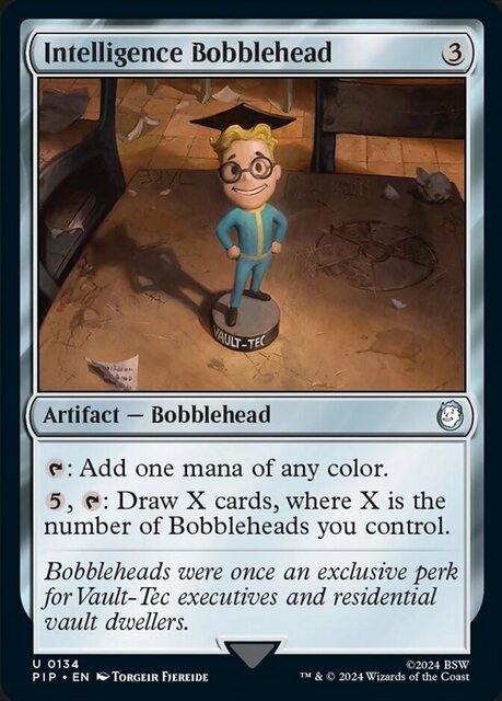 Intelligence Bobblehead - Foil