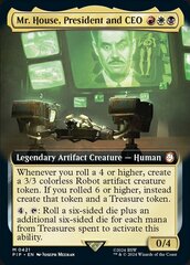 Mr. House, President and CEO - Foil - Extended Art