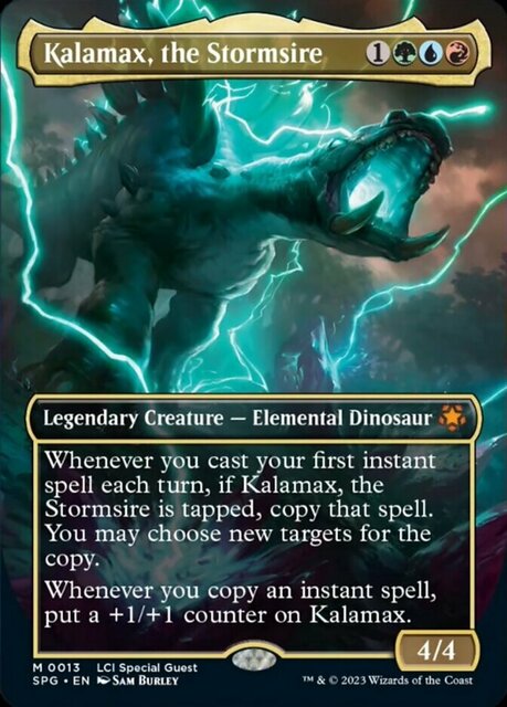 Kalamax, the Stormsire - Borderless