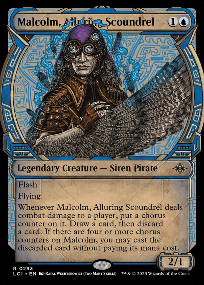 Malcolm, Alluring Scoundrel - Foil - Showcase