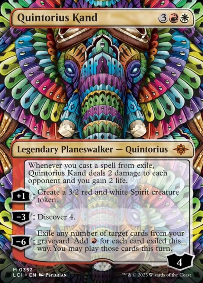 Quintorius Kand (0352) - Borderless - Magic Singles » 2023 Magic Sets » The  Lost Caverns of Ixalan - The End Games