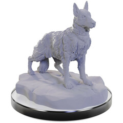 WizKids Deep Cuts Unpainted Minis: W22 Dog Companions