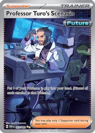 Professor Turos Scenario - 257/182 - Special Illustration Rare