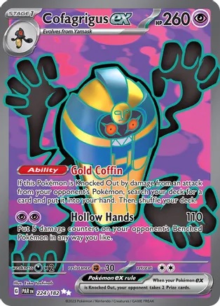 Cofagrigus ex - 224/182 - Ultra Rare