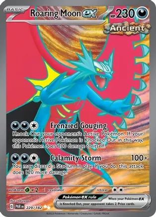 Roaring Moon ex - 229/182 - Ultra Rare