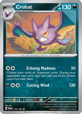 Crobat - 112/182 - Uncommon