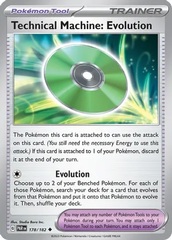 Technical Machine: Evolution - 178/182 - Uncommon - Reverse Holo